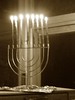 Beth > My menorah on Night 7 of Hanukkah.
