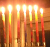 Beth > My menorah on Night 7 of Hanukkah.