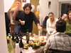 Beth > Little Ron (Jordie's roommate) and Roi (Dinah's boyfriend) threw Dinah a surprise party in our apartment for her 23rd birthday.  Ron is setting the table before Dinah walks in.