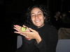 Beth > My classmate (and roommate for the month of August) Cari and I took a weekend to get out of Jerusalem and go down to the Negev, the desert in the south of Israel.  We stayed in Mitzpeh Ramon, home of the world's largest crater.  First stop: a restaurant that served its meals with a cucumber heart garnish.