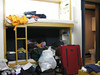 Beth > Halfway through the month, Lydia moved in with us!  The lower bunk was taken up by all of our suitcases, so Lydia added hers to the pile and slept on the top bunk.