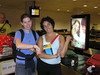 Beth > Tamar, Cari, and the world's slowest baggage claim conveyor belt.  Seriously.
