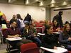 Beth > Noam and Jordie smile for the camera in the HUC "auditorium," our only lecture hall.