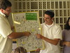 Beth > David Reiner and Joel Simons in Kitah Alef's skit.