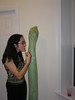 Beth > Debby and I rang in 2005 at the apartment of Scarsdalien Andy Lupin.  We had our own little dance party next to Andy's 6-foot asparagus statue, but Debby had a deep discussion with the asparagus before the dancing commenced.