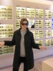 Beth > My HUC friend Judy and I were on the same El Al flight back to New York.  Since we had some time to kill in the aiport, Judy tried on Israeli-chic sunglasses at one of the stores in the posh new terminal.