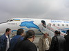 Beth > Old Soviet plane, with a dolpin theme.