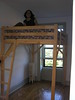 Beth > After much deliberation, Gabrielle bought a loft bed . . . look how much fun she's having up there!  Our apartment is slowly coming together . . .